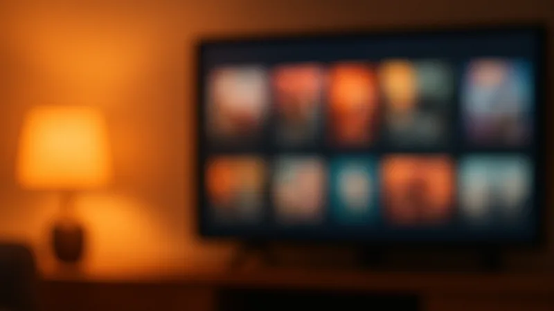 IPTV no Chromecast com Google TV: dispositivo e controle na mesa de centro